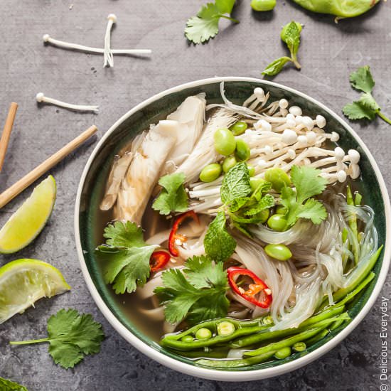 30 minute vegan pho - Recipe photo by deliciouseveryday