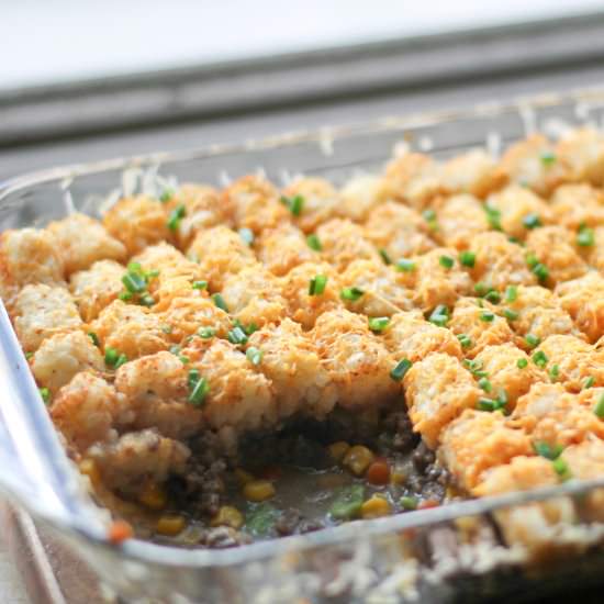 Tater Tot Hotdish - Recipe photo by fritesandfries