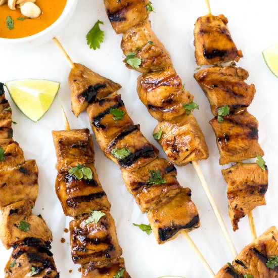 Thai Chicken Satay - Recipe photo by ChefSavvy