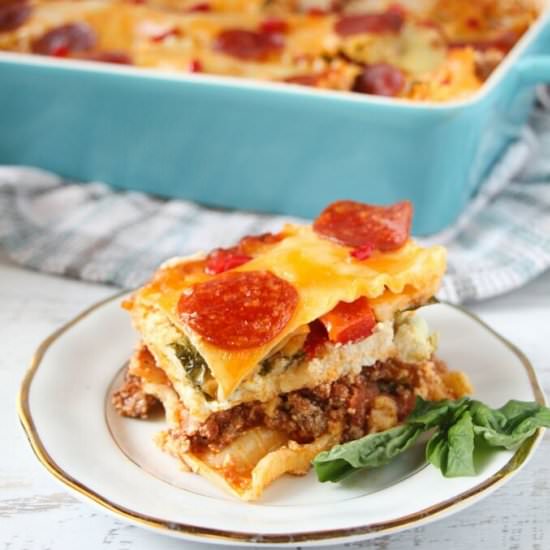 Pizza Lasagna - Recipe photo by amandascookin