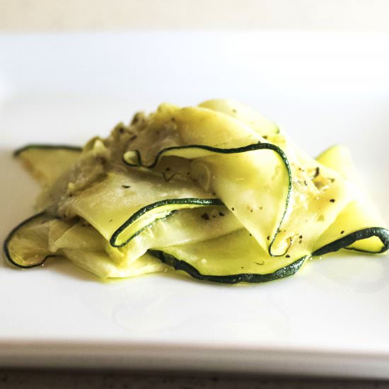 Baked Butter Parmesan Zucchini - Recipe photo by Chef Shamy