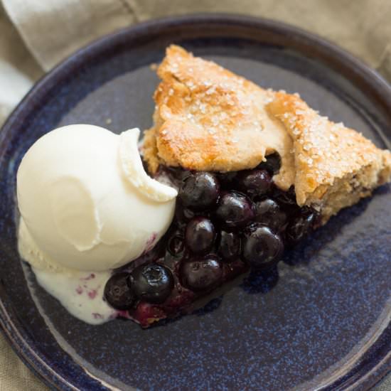 Blueberry Crostata - Recipe photo by garlicmysoul