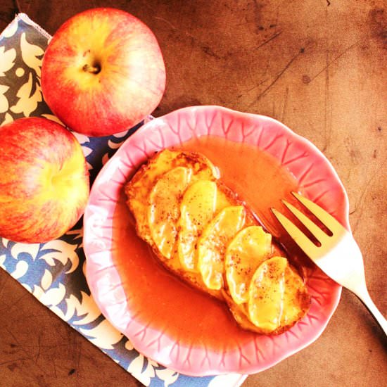 Cinnamon Apple French Toast - Recipe photo by TwoBitTart