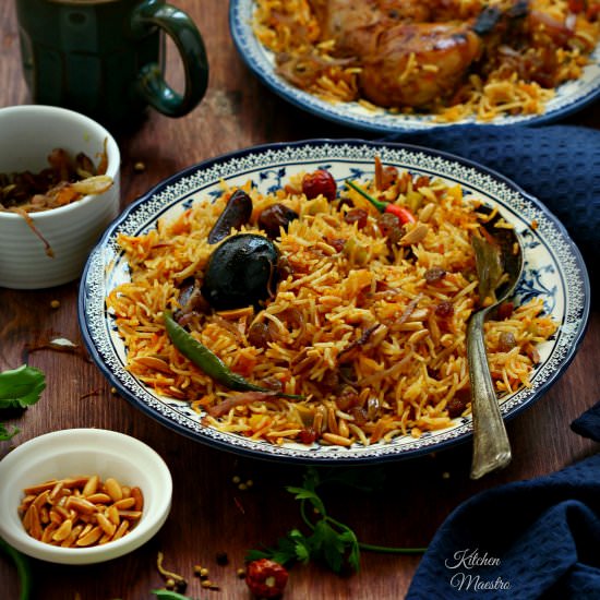 Chicken Kabsa - Recipe photo by Kitchen Maestro
