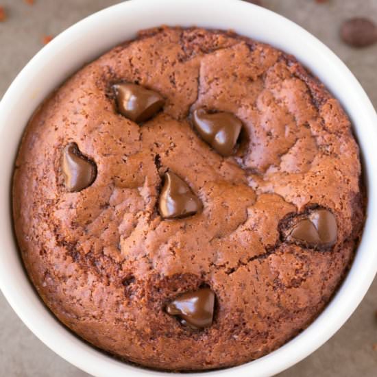 Low Carb Chocolate Mug Cake - Recipe photo by thebigmansworld