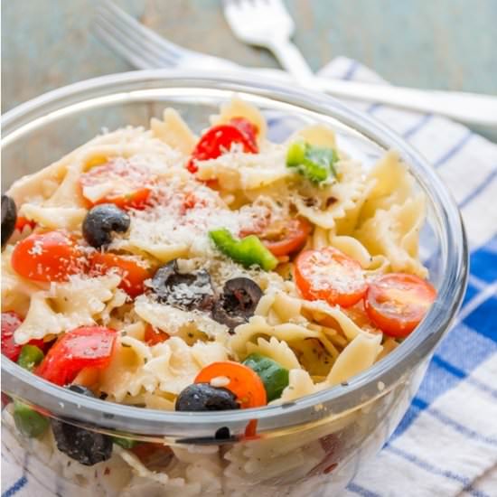 Italian Veggie Pasta Salad - Recipe photo by Priyanka DK