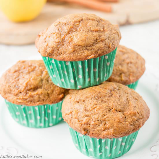 Healthy Apple Carrot Muffins - Recipe photo by littlesweetbaker