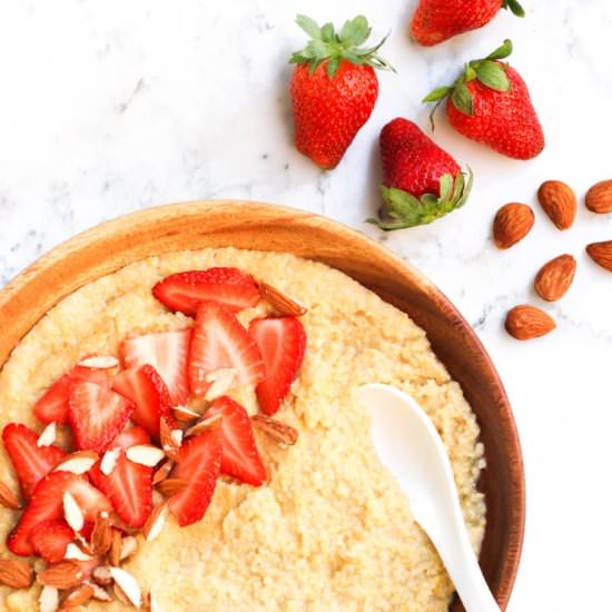 Creamy Millet Breakfast Porridge - Recipe photo by felicialim
