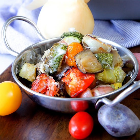 Roasted Provencal Vegetables - Recipe photo by Philosokitchen