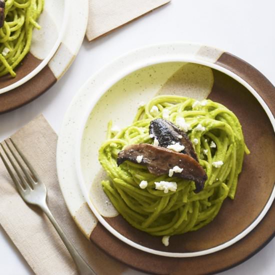 Espagueti Verde - Recipe photo by Thespicedkitchen