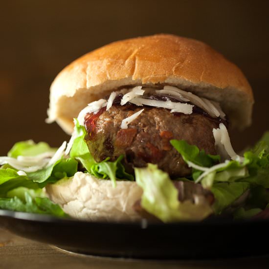 Umami Bacon Burger - Recipe photo by elenianag