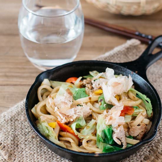 Stir fry Udon - Recipe photo by Chopstick Chronicles