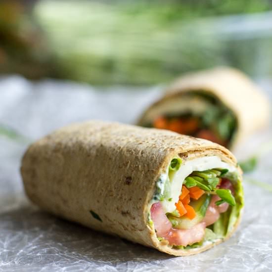 Ultimate Veggie Wrap - Recipe photo by culinaryhill