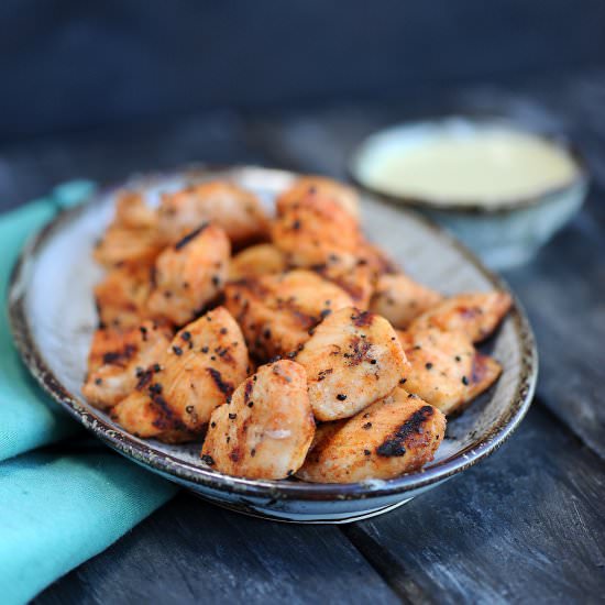 Grilled Chick-Fil-A Nuggets - Recipe photo by girlscangrill