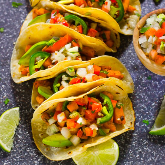 Sweet Potato Tacos - Recipe photo by jessicainthekitchen
