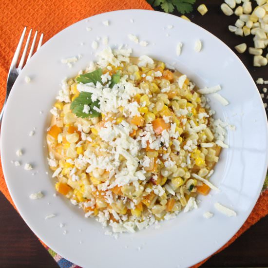 Chipotle Corn Maque Choux - Recipe photo by CookingClarified