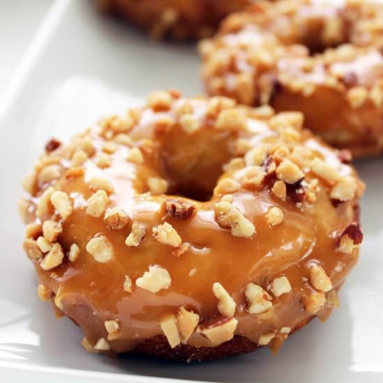 Caramel Apple Baked Donuts - Recipe photo by Saving Dollars and Sense