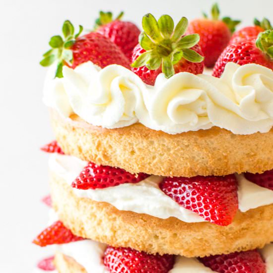 Skyscraper Strawberry Shortcake - Recipe photo by chocolateandconnie