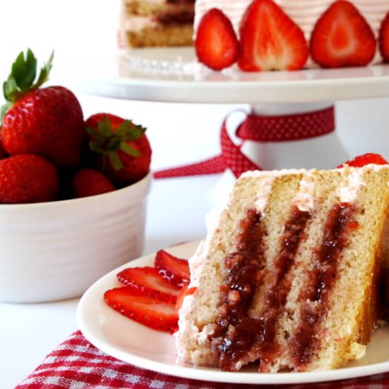 Strawberry Cake Love - Recipe photo by Thulas Cake Lab