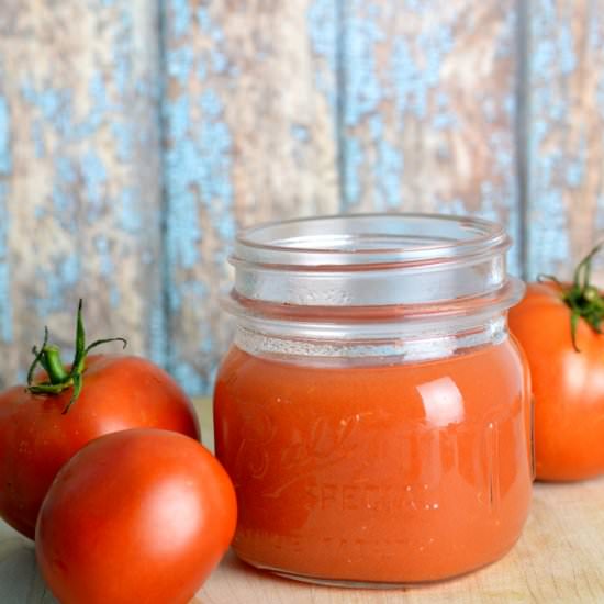 Homemade Canned Tomato Sauce - Recipe photo by SheSaved