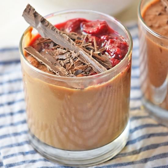 Chocolate Raspberry Pudding - Recipe photo by SweetTMakes3