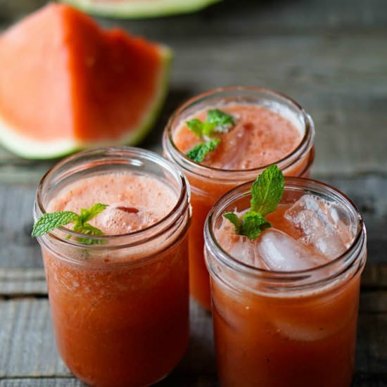 Watermelon Agua Fresca - Recipe photo by Four to Cook For