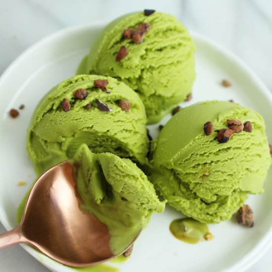 Matcha Green Tea Ice Cream - Recipe photo by foodbyjonister