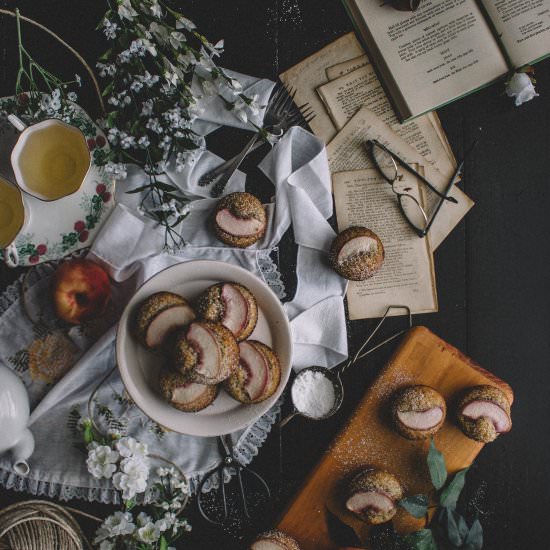 Peach Financiers - Recipe photo by terminatetor