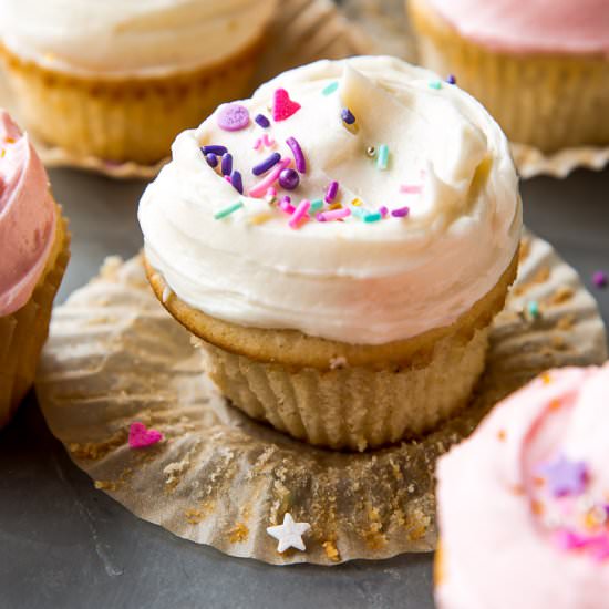 Perfect Vanilla Cupcakes - Recipe photo by sallysbakingaddiction