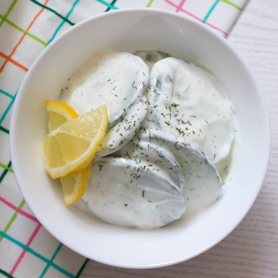 Cucumber Salad - Recipe photo by yellowgirl