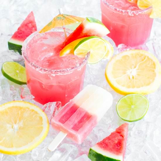 Watermelon Palomas and Popsicles - Recipe photo by beckysuebakes