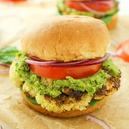 Cauliflower Steak Sliders - Recipe photo by thefitchen
