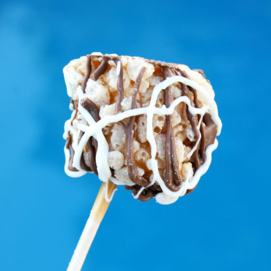 Caramel Marshmallow Rice Pops - Recipe photo by myfriendsbakery