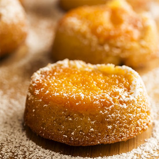 GF Apricot Upside Down Cakes - Recipe photo by justalittlebitofbacon