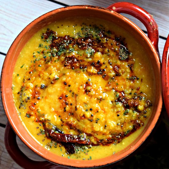 Butternut Squash Dal Tadka - Recipe photo by Cookilicious