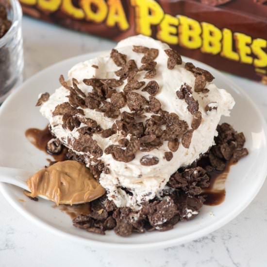 Cocoa Pebbles No Bake Dessert - Recipe photo by crazyforcrust