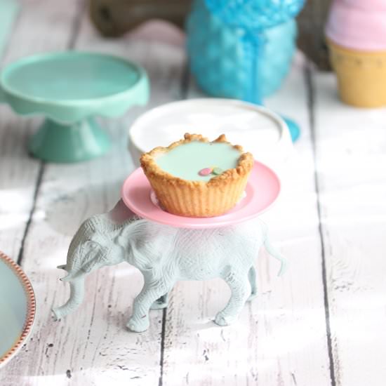 Mini pannacotta tart pretty pastel - Recipe photo by Boulevard Pink