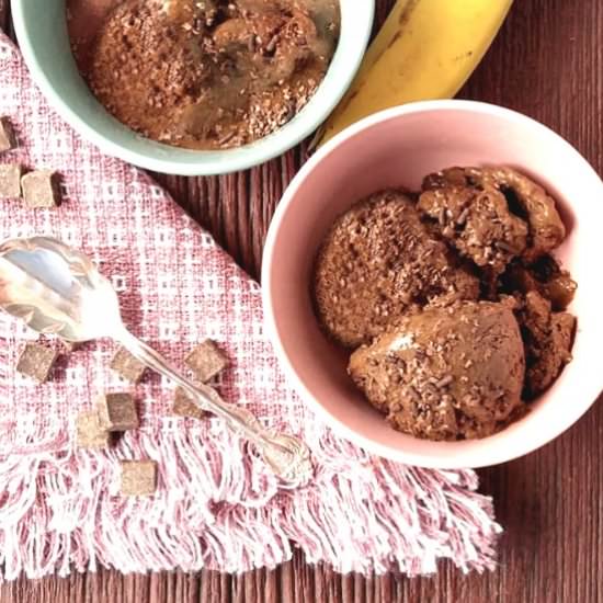 Double Dark Chocolate Ice Cream - Recipe photo by thegardeningcook
