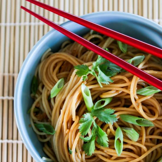 Perfect Asian Sesame Noodles - Recipe photo by Something New For Dinner
