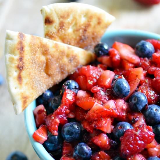 Very Berry Fruit Salsa - Recipe photo by FindingZest