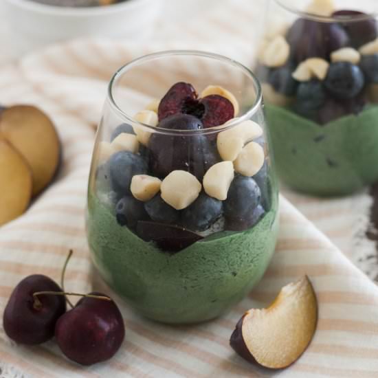 Spirulina Pudding - Recipe photo by The.Organic.Dietitian