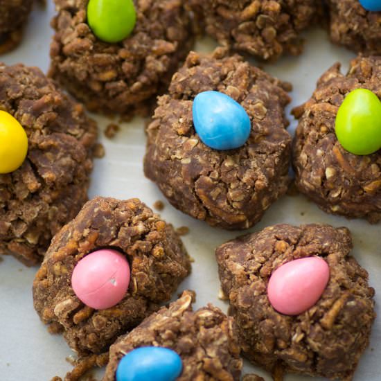 No Bake Birds Nest Cookies - Recipe photo by irokthekitchen