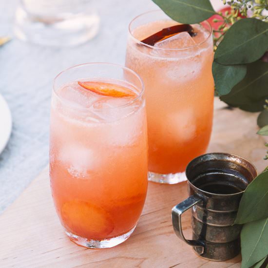 Grilled Pluot Cocktail - Recipe photo by honestlyyum
