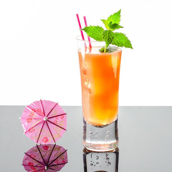 The Paradise Cooler Cocktail - Recipe photo by kitchenriffs