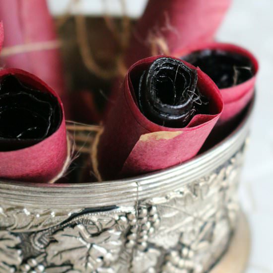 Fruit leather – Grapes - Recipe photo by clovesandcaramel