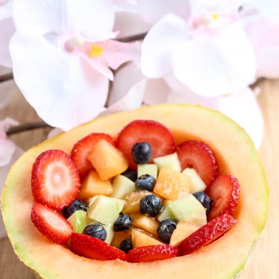 Cantaloupe Fruit Bowl - Recipe photo by SheSaved