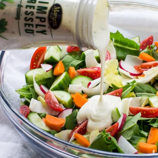 Easy Garden Salad - Recipe photo by culinaryhill