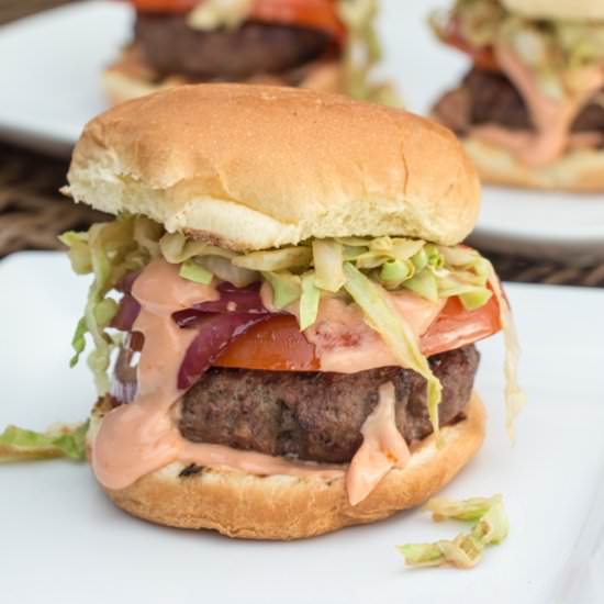 Dominican Chimichurri Burger - Recipe photo by LK529