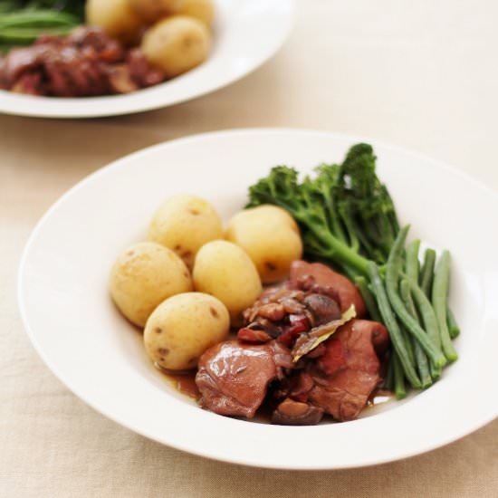 Easy Peasy Coq au Vin - Recipe photo by easypeasyfoodie