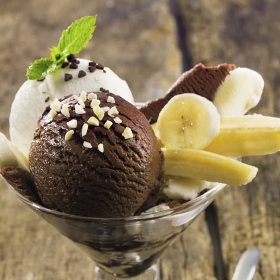 Chocolate Banana Tea Sorbet - Recipe photo by LifeIsBetterWithTea